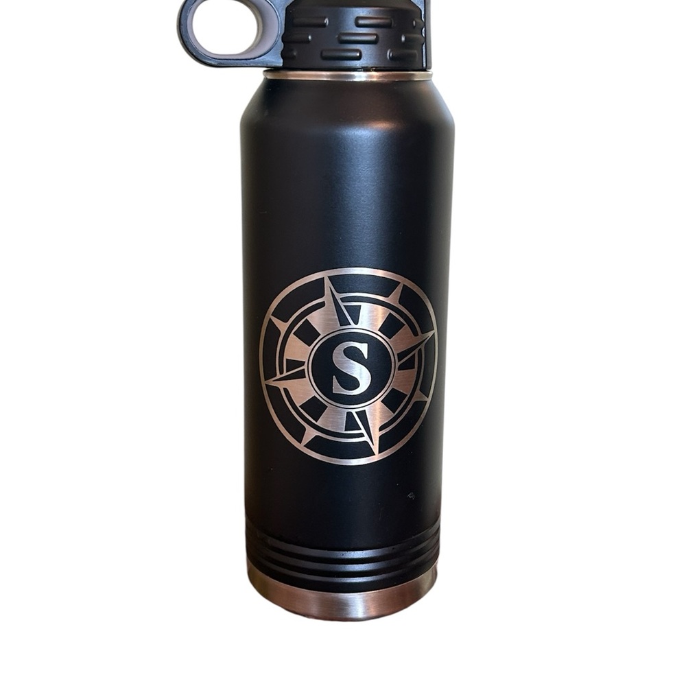 Seattle Mariners Polar Camel Stainless Steel Insulated Water Bottle w Straw 32oz